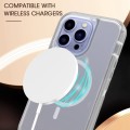 For iPhone 15 Pro Max Shockproof MagSafe Magnetic Phone Case(Transparent Grey)