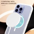 For iPhone 15 Pro Max Shockproof MagSafe Magnetic Phone Case(Transparent)