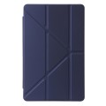 For Xiaomi Redmi Pad SE Deformation Silicone Leather Tablet Case(Dark Blue)