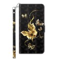 For Motorola Moto G Power 2023 3D Painted Leather Phone Case(Golden Swallow Butterfly)