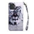 For Motorola Moto G Power 2023 3D Painted Leather Phone Case(Husky)