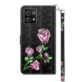 For Motorola Moto G Stylus 5G 2023 3D Painted Leather Phone Case(Rose)