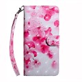 For Motorola Moto G Stylus 5G 2023 3D Painted Leather Phone Case(Red Flower)