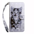 For Motorola Moto G Stylus 5G 2023 3D Painted Leather Phone Case(Smile Cat)