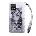 For Motorola Moto G Stylus 5G 2023 3D Painted Leather Phone Case(Smile Cat)