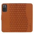 For Xiaomi Redmi Note 10  Pro Business Diamond Buckle Leather Phone Case with Lanyard(Brown)