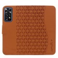 For Xiaomi Redmi Note 11  Pro 4G Business Diamond Buckle Leather Phone Case with Lanyard(Brown)