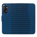 For Xiaomi Redmi Note 11  Pro 4G Business Diamond Buckle Leather Phone Case with Lanyard(Royal Blue)