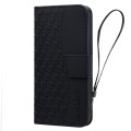 For Xiaomi Redmi Note 12 Pro 5G Global Business Diamond Buckle Leather Phone Case with Lanyard(Black