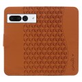 For Google Pixel 7 Pro 5G Business Diamond Buckle Leather Phone Case with Lanyard(Brown)