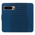 For Google Pixel 8 Pro Business Diamond Buckle Leather Phone Case with Lanyard(Royal Blue)