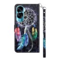 For Honor 90 Lite 3D Painted Leather Phone Case(Colorful Dreamcatcher)