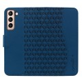 For Samsung Galaxy S23+ 5G Diamond Buckle Leather Phone Case with Lanyard(Royal Blue)
