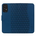 For Samsung Galaxy A33 5G Diamond Buckle Leather Phone Case with Lanyard(Royal Blue)