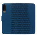For Samsung Galaxy A50 Diamond Buckle Leather Phone Case with Lanyard(Royal Blue)