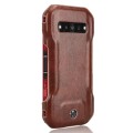 For Kyocera Torque G06 KYG03 Litchi Texture Back Cover Phone Case(Brown)