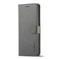 For Honor 90 Pro LC.IMEEKE Calf Texture Leather Phone Case(Grey)