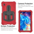 For Samsung Galaxy Tab A9 Shield 360 Rotation Handle EVA Shockproof PC Tablet Case(Red Black)