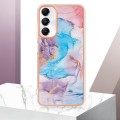 For Samsung Galaxy A05s Electroplating IMD TPU Phone Case(Blue Marble)