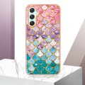 For Samsung Galaxy A25 5G Electroplating IMD TPU Phone Case(Colorful Scales)