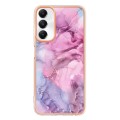 For Samsung Galaxy A05s Electroplating Marble Dual-side IMD Phone Case(Pink 013)