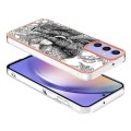 For Samsung Galaxy A15 5G Electroplating Marble Dual-side IMD Phone Case(Totem Elephant)