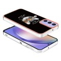 For Samsung Galaxy A15 5G Electroplating Marble Dual-side IMD Phone Case(Natural Growth)
