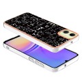 For Samsung Galaxy A05 Electroplating Marble Dual-side IMD Phone Case(Equation)