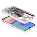 For Samsung Galaxy A05s Electroplating Marble Dual-side IMD Phone Case(Totem Elephant)