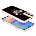 For Samsung Galaxy A05s Electroplating Marble Dual-side IMD Phone Case(Natural Growth)