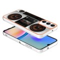 For Samsung Galaxy A05s Electroplating Marble Dual-side IMD Phone Case(Retro Radio)