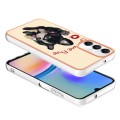 For Samsung Galaxy A05s Electroplating Marble Dual-side IMD Phone Case(Lucky Dog)