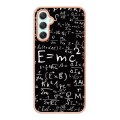 For Samsung Galaxy A25 5G Electroplating Marble Dual-side IMD Phone Case(Equation)