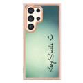 For Samsung Galaxy S24 Ultra 5G Electroplating Marble Dual-side IMD Phone Case(Smile)