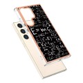 For Samsung Galaxy S24 Ultra 5G Electroplating Marble Dual-side IMD Phone Case(Equation)