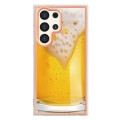 For Samsung Galaxy S24 Ultra 5G Electroplating Marble Dual-side IMD Phone Case(Draft Beer)