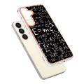 For Samsung Galaxy S24+ 5G Electroplating Marble Dual-side IMD Phone Case(Equation)