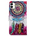 For Samsung Galaxy A05 Painted Pattern Horizontal Flip Leather Phone Case(Dreamcatcher)