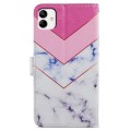 For Samsung Galaxy A05 Painted Pattern Horizontal Flip Leather Phone Case(Smoke Marble)