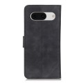 For Google Pixel 8a KHAZNEH Retro Texture Flip Leather Phone Case(Black)