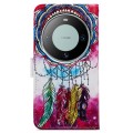 For Huawei Mate 60 Pro Painted Pattern Horizontal Flip Leather Phone Case(Dreamcatcher)
