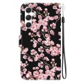 For Samsung Galaxy S24+ 5G Crystal Texture Colored Drawing Leather Phone Case(Plum Bossom)