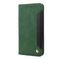 For Samsung Galaxy A05s Skin Feel Splicing Leather Phone Case(Green)