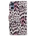 For Sony Xperia 5 V Painted Pattern Horizontal Flip Leather Phone Case(Leopard)