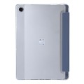 For Samsung Galaxy Tab A9+ Clear Acrylic Deformation Leather Tablet Case(Lavender)