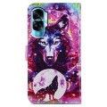 For Honor 90 Lite Painted Pattern Horizontal Flip Leather Phone Case(Wolf Totem)