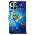 For Honor X6A Painted Pattern Horizontal Flip Leather Phone Case(Butterfly)