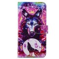 For Honor X6A Painted Pattern Horizontal Flip Leather Phone Case(Wolf Totem)