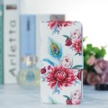 For Honor 90 Pro Painted Pattern Horizontal Flip Leather Phone Case(Peacock Flower)