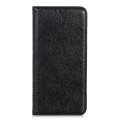 For Google Pixel 8a Magnetic Crazy Horse Texture Horizontal Flip Leather Phone Case(Black)